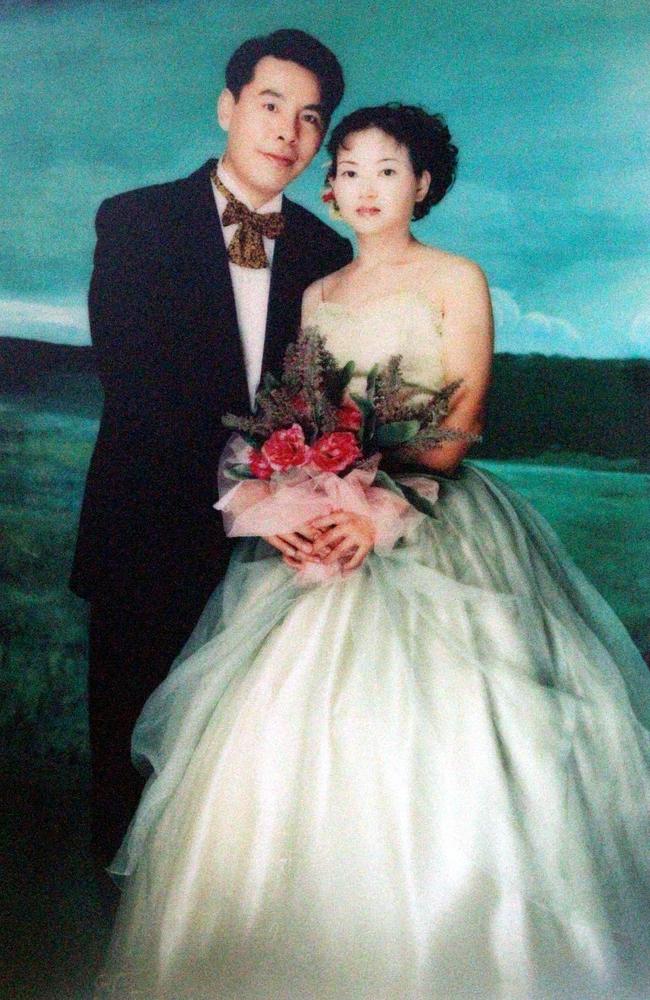 Min and Lilly Lin pictured on their wedding day. This was the picture that hung proudly in the house where they were murdered along with their sons and Lilly’s sister Irene.