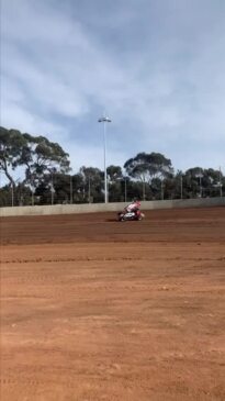 Cars race as Bordertown speedway revealed