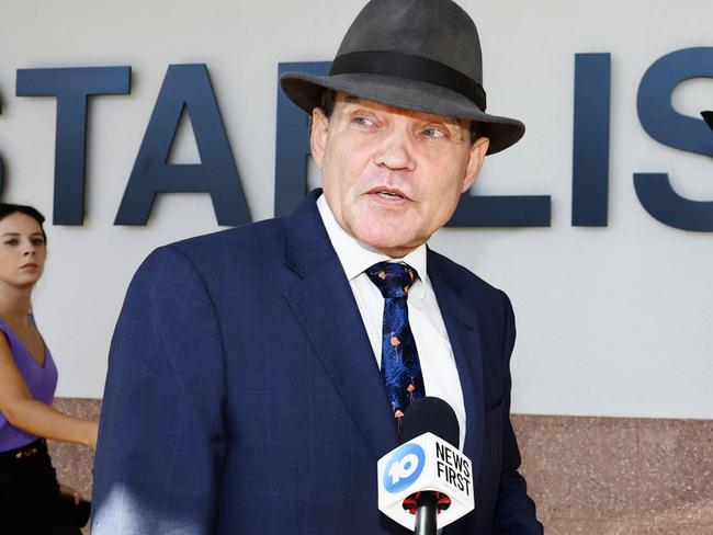 Criminal lawyer Derek Perkins leaves the Cairns Magistrates Court after representing Rajwinder Singh in the Toyah Cordingley murder case. The case was adjourned until April 28. Picture: Brendan Radke