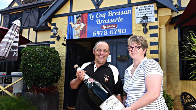 Thierry and Cindy Clerc are selling their French restaurant in Flaxton after 17 years of business in the area.