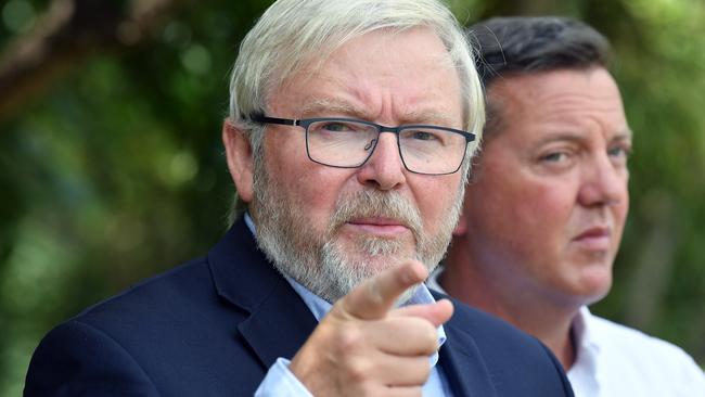 Former prime minister Kevin Rudd. Picture: Patrick Woods