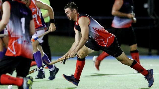 Cairns Hockey Association A-grade men's elimination semi-final between Souths and Stingers. Souths' Glen Geraghty. PICTURE: STEWART McLEAN