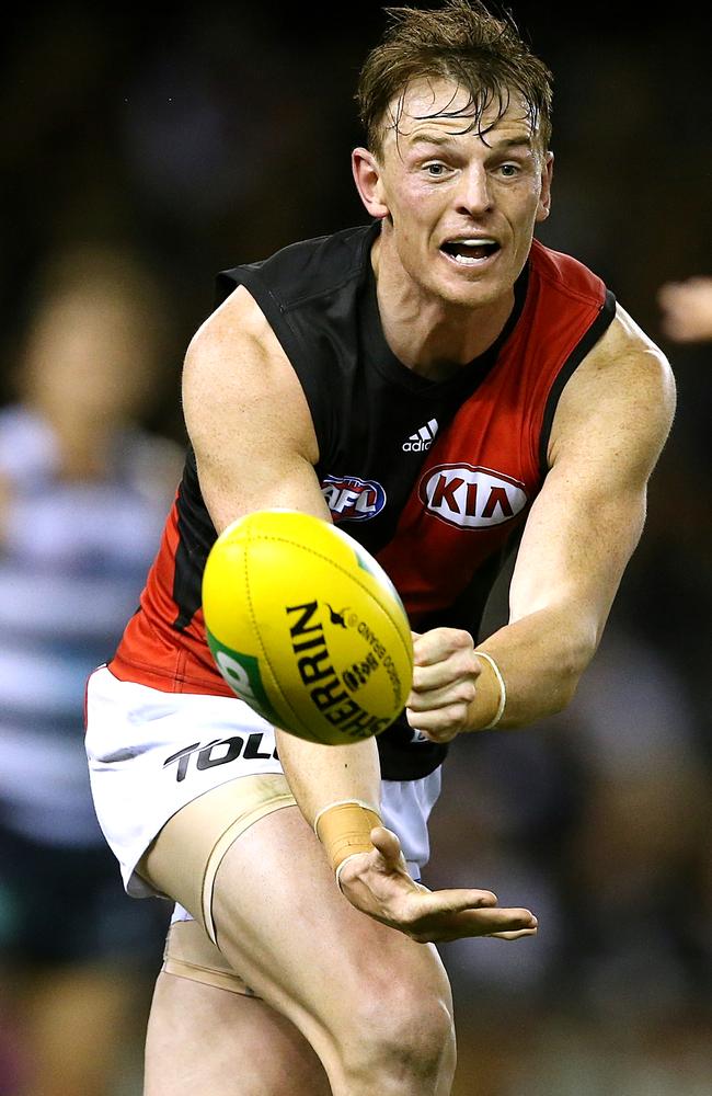 Bomber Brendon Goddard in action. Picture: Wayne Ludbey