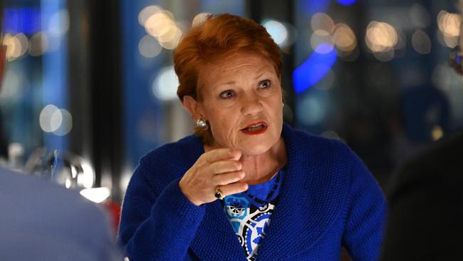 On Monday, Pauline Hanson will celebrate five years in<br/>the Senate. Picture: Lyndon Mechielsen