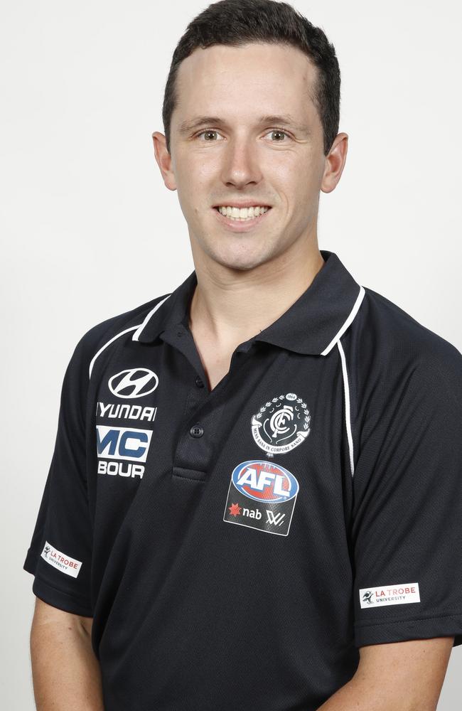 Jackson Kornberg at Carlton AFLW in 2017.