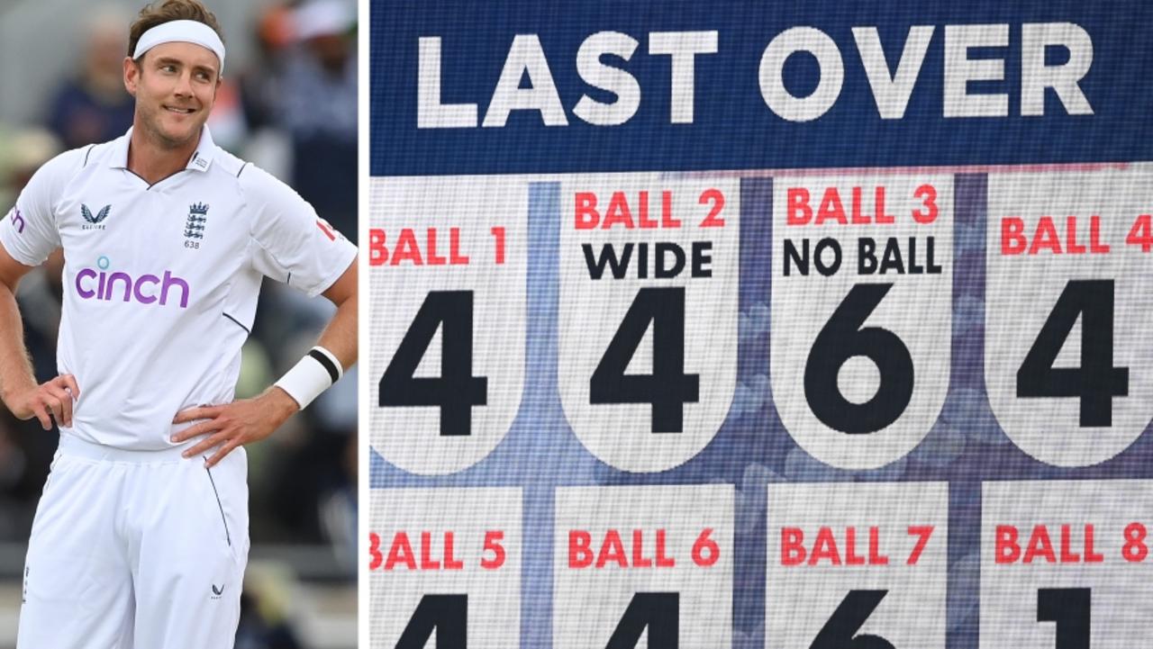 Stuart Broad just bowled the most expensive over in Test cricket history.