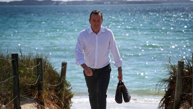 WA Premier Mark McGowan did not support the in-principle agreement. Picture: Colin Murty/The Australian