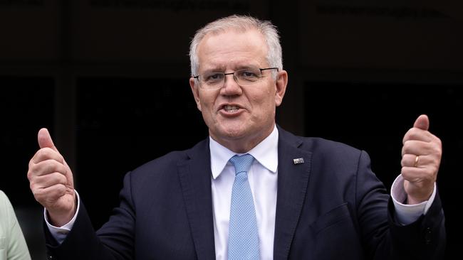 Former prime minister Scott Morrison. Picture: Jason Edwards