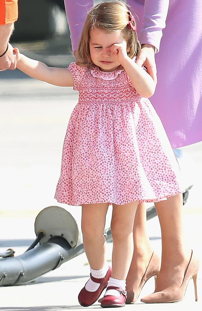 Princess Charlotte in Hamburg, Germany, in July 2017. Picture: Chris Jackson/Getty Images.