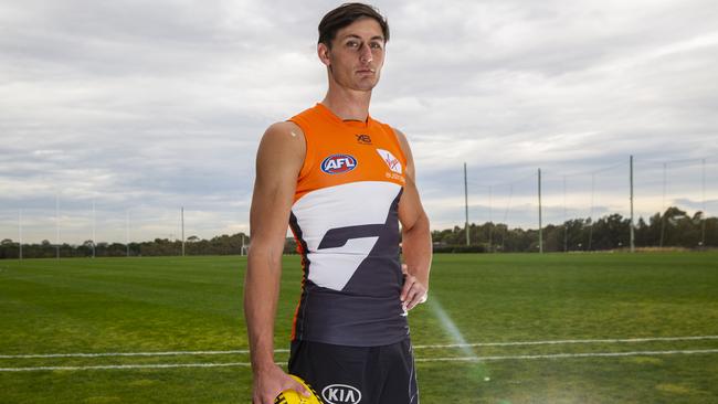 Penrith’s Jake Stein made his debut for the GWS Giants this season.