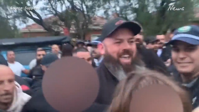 Video shows woman being punched at Sydney protest