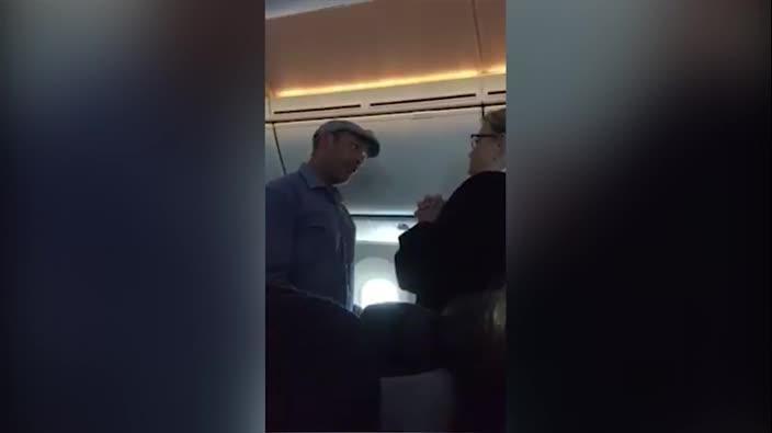 Man arrested following alleged racist rant aboard United Airlines flight