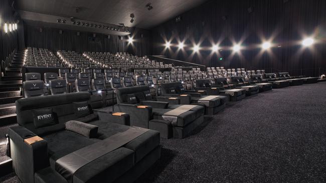 A $2m revamp of the Earlville Event Cinemas complex will open to the public on December 10. Picture: Event Cinemas