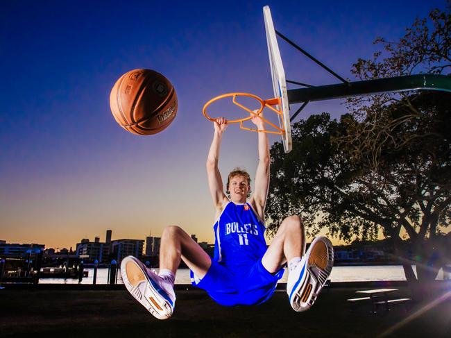 Rocco Zikarsky is NBA draft bound. Picture: Nigel Hallett
