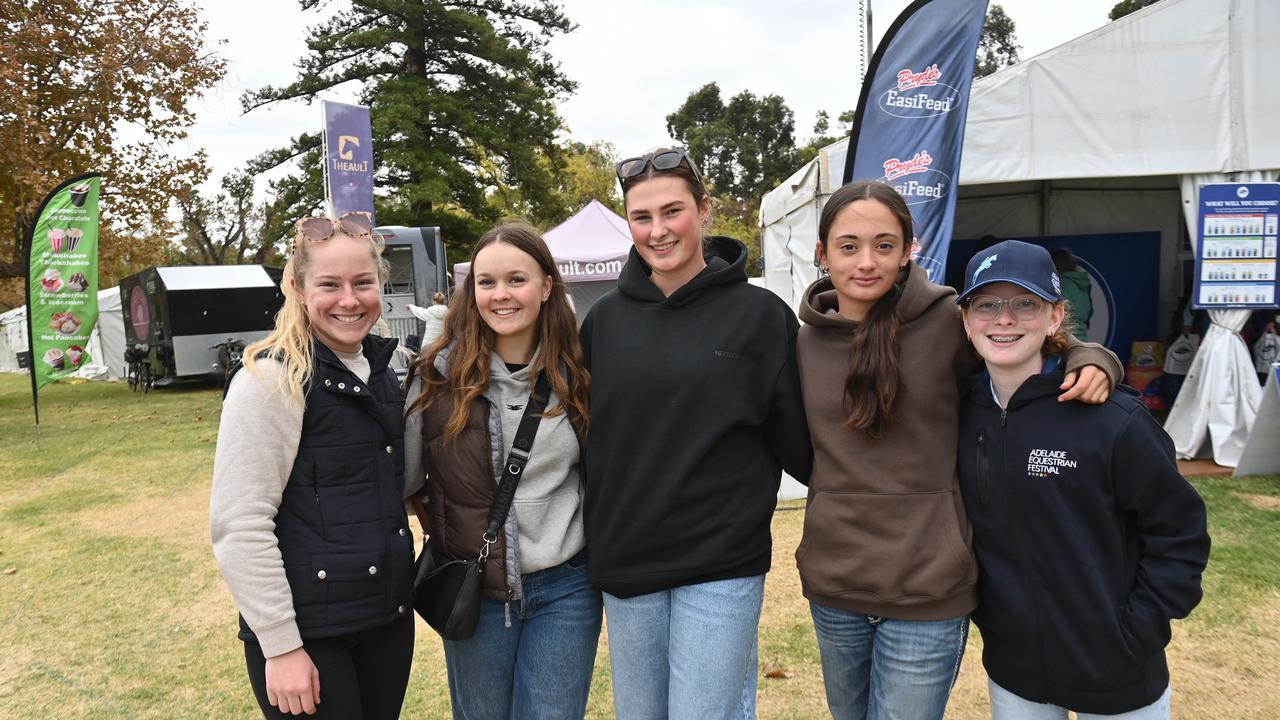 Spectators enjoying the Community Day at the Adelaide Equestrian Festival. Picture: Keryn Stevens