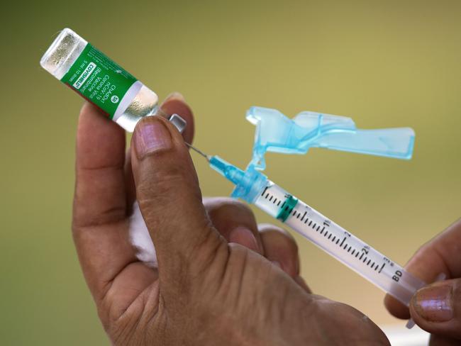 A dose of AstraZeneca's COVID-19 vaccine. Picture: AFP