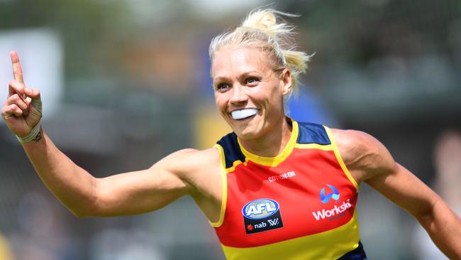 Erin Phillips is hoping for an injury free 2019 AFLW season. Picture: Mark Brake/Getty Images