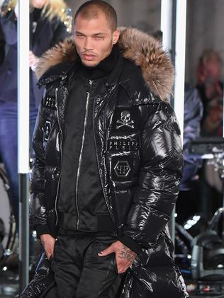 Jeremy Meeks Walks For Philipp Plein NYFW Show!