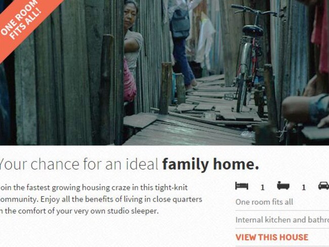 Ideal family home? Perhaps not but this is real life for many people in South-East Asia. Picture: Habitat for Humanity Australia