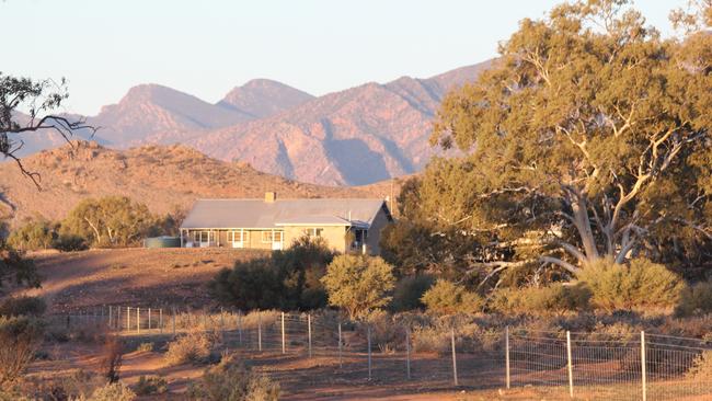 Fully modernised: Profits have been ploughed back into upgrading Moralana Station near the Flinders Ranges.