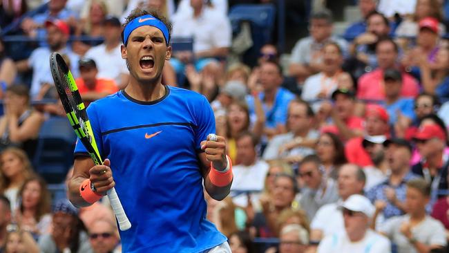 Rafael Nadal is ready to enter the final phase of his career with trademark ferocity. Picture: Getty Images