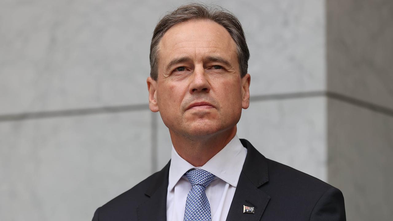 Greg Hunt announced boarder closures on Friday in response to the variant. Picture: NCA NewsWire.