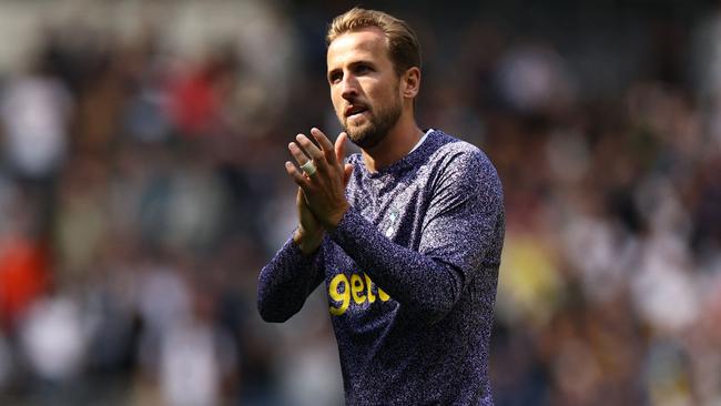 Harry Kane’s time at Tottenham is set to come to an end. (Photo by HENRY NICHOLLS / AFP)