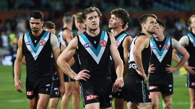 Tom Jonas said a multitude of factors was behind the Power’s slump in 2022. Picture: Mark Brake/Getty Images