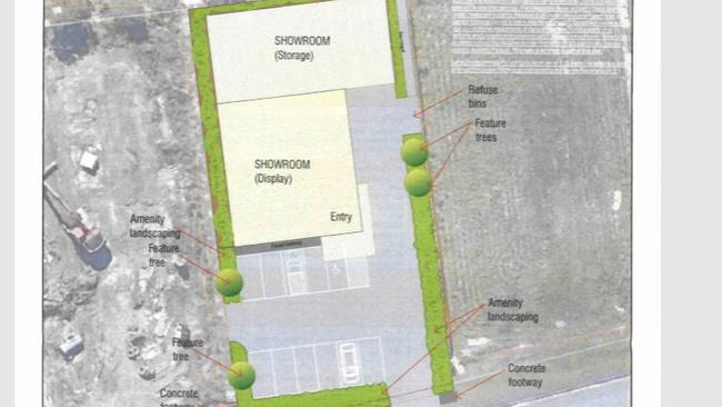 A new showroom building is to be built at Monkland's Bunsworth Industrial Park.