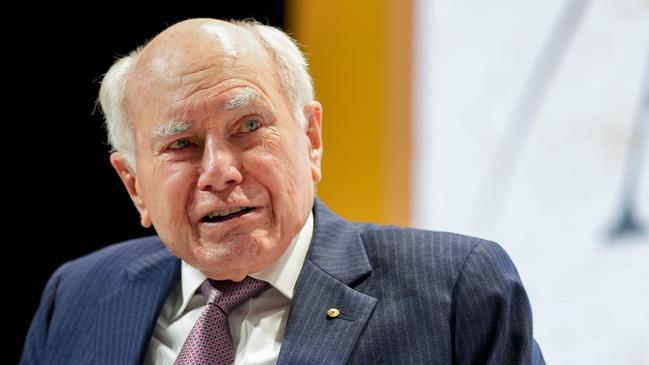 Former prime minister John Howard at the conservative Responsible Citizenship Conference in the UK. Picture: James Whatling / Parsons Media