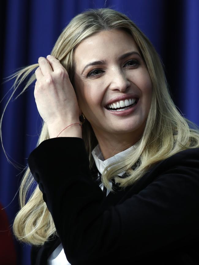 Ivanka Trump in January 2018. 2018. Picture: AP