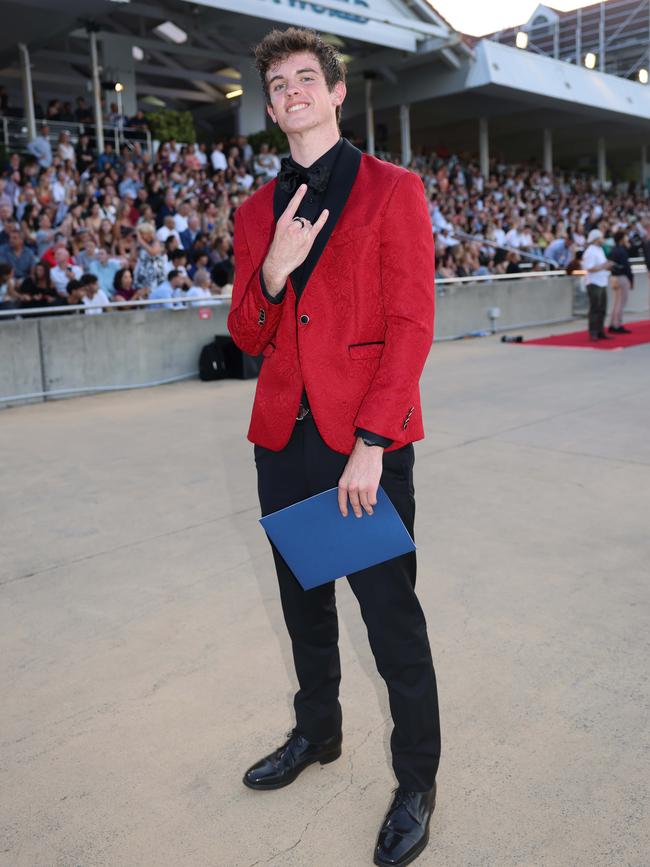 Liam Hayward at the Southport State High School Formal at SeaWorld. Picture, Portia Large.