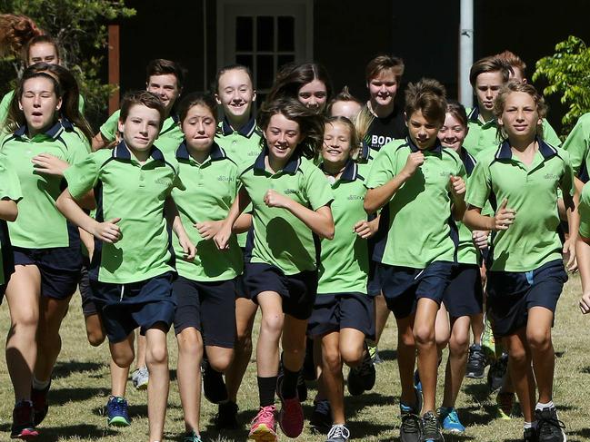 Students from  Silkwood School will compete in the Q1 Stair Challenge.Picture by Scott Fletcher