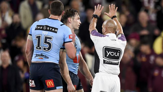 SOO 2024 RD03 Queensland v New South Wales - Cameron Murray, Sin Bin. Picture: NRL Photos