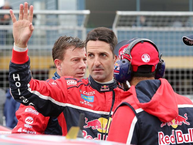 Jamie Whincup says the safety situation is a complex one. Picture Chris Kidd