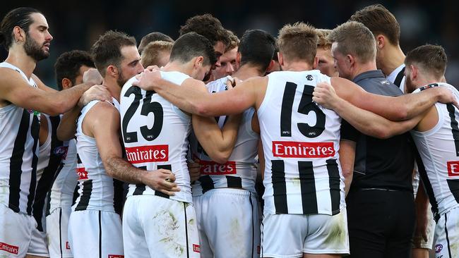 Nathan Buckley has the backing of Collingwood players.