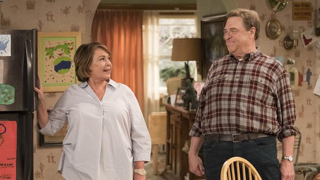 You won’t be seeing Roseanne and Dan on screens any more. Picture: AP