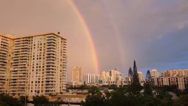 ‘Calm After The Storm’: Double Rainbow Arcs Over Miami | NT News