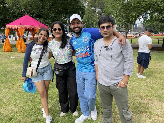 Tarish Sharma, Akshay Kumar, Vaishali Wahi, Pavani Thota. Picture: Himangi Singh