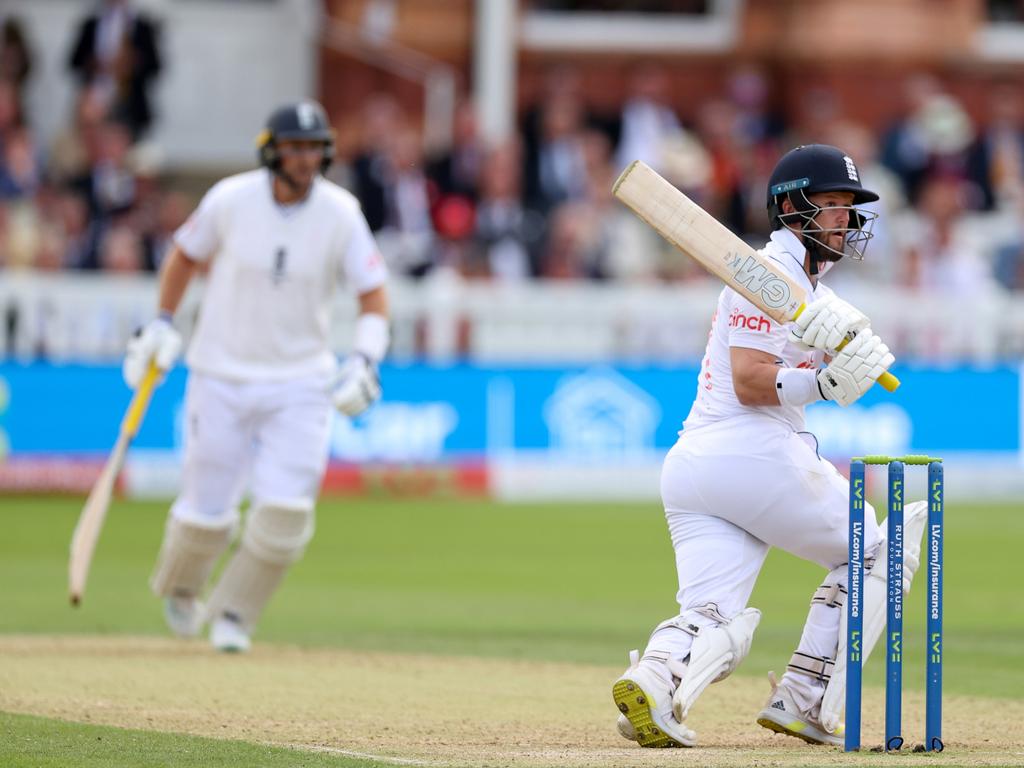 Ben Duckett was dismissed on 98. Picture: Ryan Pierse/Getty Images