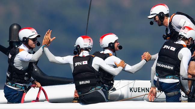 Nathan Outteridge has skippered Team Japan into the lead on the SailGP circuit.