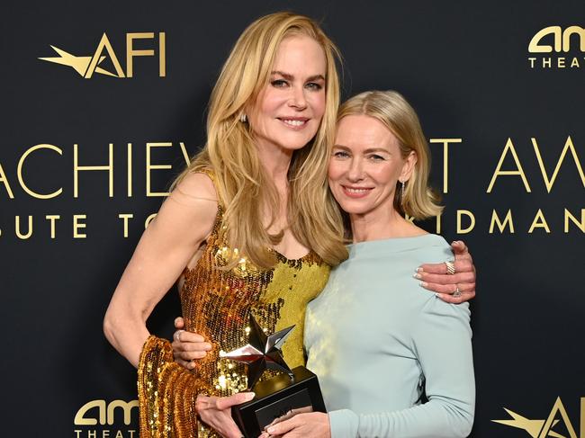 Aussie film stars Nicole Kidman and Naomi Watts have been friends for more than 30 years. Picture: Getty Images