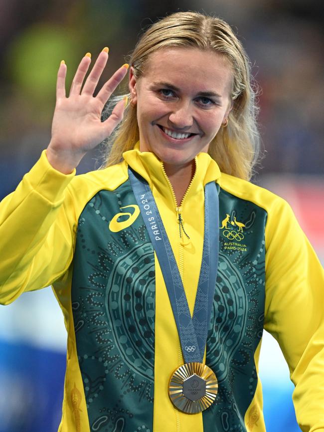 Ariarne Titmus will take home $20k. Picture: Sven Hoppe/DPA