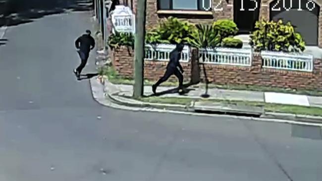 The hooded figures remain on the run. Picture: NSW Police