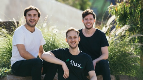 Co-founders of Flux Finance (left to right) Justin Joffe, Gustavo Hoirisch and Brett Joffe.