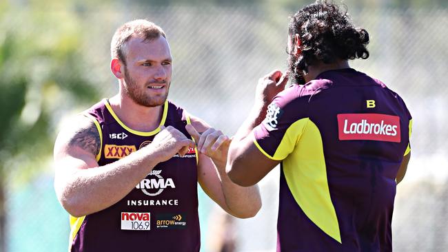 Matt Lodge will start at prop for the Broncos. Picture: Annette Dew