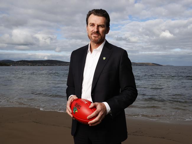 Brendon Gale says his Tassie upbringing is what drives him to make Tasmania’s foray into the AFL a success. Picture: Nikki Davis-Jones