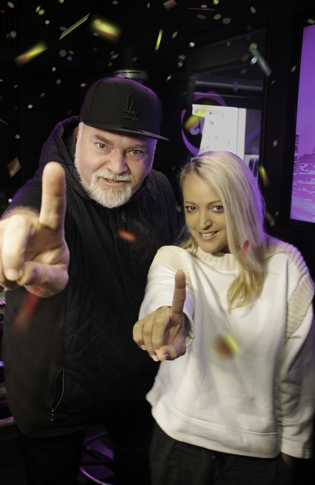 Regular ratings winners Kyle Sandilands and Jackie O, on KIIS.