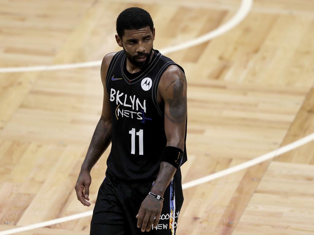 The ball is in Kyrie Irving’s court when it comes to his Brooklyn future. Picture: Omar Rawlings/Getty Images
