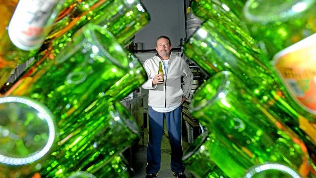 Paul Brewer at his Pickled Pig Brewery. Picture: Blainey Woodham